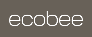 The Official ecobee Logo - Serviced by Hometown Heating & Air